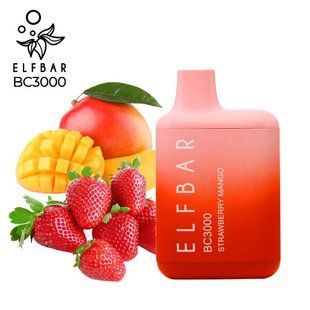 Одноразка ELF BAR BC3000 - Strawberry Mango (Полуниця Манго) OD-ELF-BC3000-SMG фото