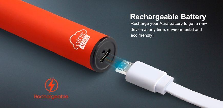 POD-система Airis Aura Starter Kit - Зелена (картриджі Холодна М'ята та Банан Лід) POD-AIRIS-AURA-ZEL фото