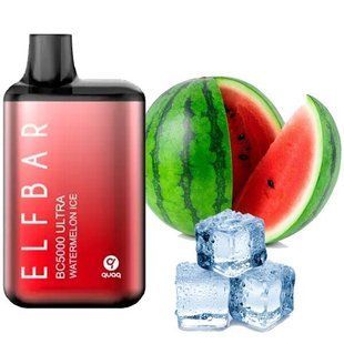 Одноразка ELF BAR BC5000 Ultra - Watermelon Ice (Кавун Лід) OD-ELF-BC5000U-WTI фото
