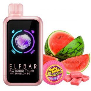 Одноразка ELF BAR BC10000 Touch - Watermelon Bubble Gum (Кавунова Жуйка) OD-ELF-BC10000T-WBG фото