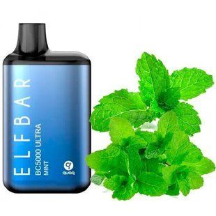 Одноразка ELF BAR BC5000 Ultra - Mint (М'ята) OD-ELF-BC5000U-MNT фото