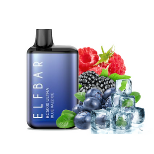 Одноразка ELF BAR BC5000 Ultra - Blue Razz Ice (Блакитна Малина Лід) OD-ELF-BC5000U-BRI фото
