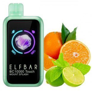 Одноразка ELF BAR BC10000 Touch - Mount Splash (Цитрус Ментол) OD-ELF-BC10000T-MTS фото